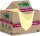 Post-it® Super Sticky Recycling Notes Haftnotizen extrastark gelb, 12 Blöcke