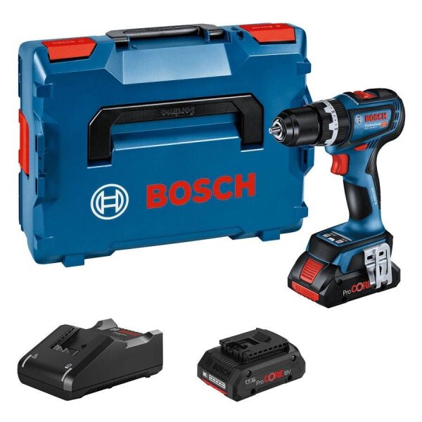 BOSCH Professional GSB 18V-90 C Akku-Schlagbohrschrauber-Set 18,0 V, mit 2 Akkus