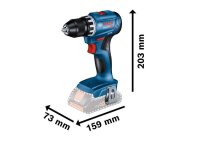 BOSCH Professional GSR 18V-45 Akku-Bohrschrauber-Set 18,0 V, mit 2 Akkus