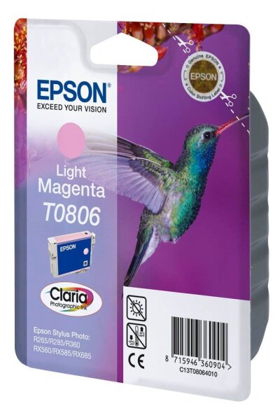 EPSON T0806 (Kolibri) light magenta Druckerpatrone