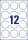 120 AVERY Zweckform Etiketten 5083 weiß 61,0 x 60,3 mm