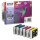 EPSON T0807 (Kolibri) schwarz, cyan, magenta, gelb, light cyan, light magenta Druckerpatronen, 6er-Set