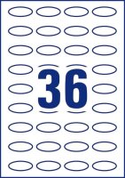 360 AVERY Zweckform Etiketten 5086 weiß 40,0 x 20,0 mm