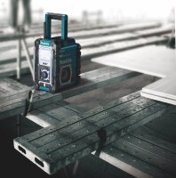 makita DMR112 Baustellenradio blau, schwarz