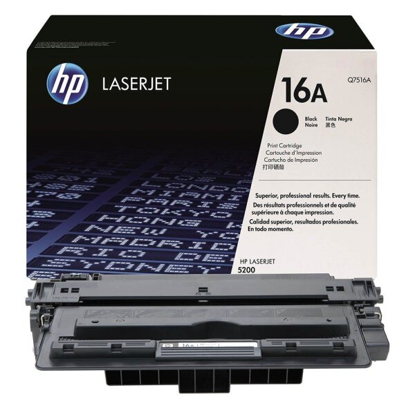 HP 16A (Q7516A) schwarz Tonerkartusche