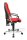 Topstar Bürostuhl Point 60 Plus, 8169A G21 Stoff rot, Gestell chrom