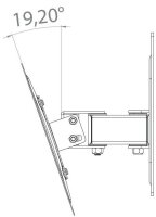 VCM my media TV-Wandhalterung B-FS 1 silber