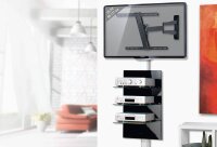 VCM my media TV-Wandhalterung WS 100 schwarz