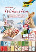 folia Motivblock Weihnachten farbsortiert 270 g/qm 1 Block