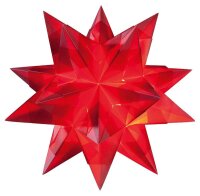folia Faltblätter Bascetta-Stern rot 32 Blatt