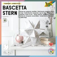 folia Faltblätter Bascetta-Stern Schneeflocke...