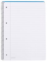 herlitz Collegeblock x.book liniert DIN A4 Innenrand, 1 Block