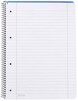herlitz Collegeblock x.book Lineatur 27 liniert DIN A4 Innen- und Außenrand, 1 Block