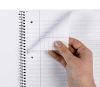 herlitz Collegeblock x.book Lineatur 27 liniert DIN A4 Innen- und Außenrand, 1 Block