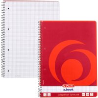 herlitz Collegeblock x.book Lineatur 28 kariert DIN A4...