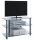 VCM my media TV-Rack Sindas silber, klarglas