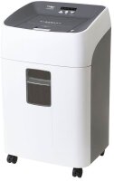 DAHLE ShredMATIC 300 Aktenvernichter mit Partikelschnitt P-4, 4 x 15 mm, bis 300 Blatt, lichtgrau