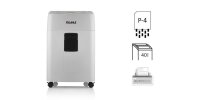 DAHLE ShredMATIC 300 Aktenvernichter mit Partikelschnitt P-4, 4 x 15 mm, bis 300 Blatt, lichtgrau