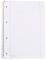 herlitz Collegeblock x.book Freedom liniert DIN A4 Innen- und Außenrand, 1 Block