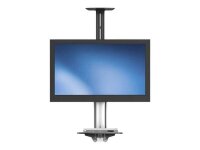 StarTech.com TV-Ständer mit Rollen silber, schwarz