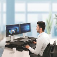 Kensington Monitorständer SmartFit Sitz-/Stehtisch schwarz