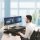 Kensington Monitorständer SmartFit Sitz-/Stehtisch schwarz