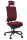 ORIGINAL STEIFENSAND Bürostuhl Volto Plus Comfort, VP 43501S2 257 Stoff rot, Gestell schwarz