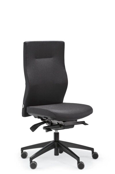 ORIGINAL STEIFENSAND Bürostuhl Seno Comfort, SC 23501S2 252 Stoff grau, Gestell schwarz
