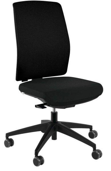 ORIGINAL STEIFENSAND Bürostuhl Eserio Stoff schwarz, Gestell schwarz
