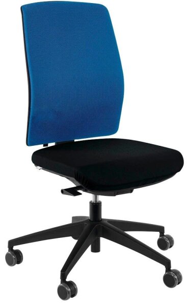 ORIGINAL STEIFENSAND Bürostuhl Eserio Stoff blau, Gestell schwarz