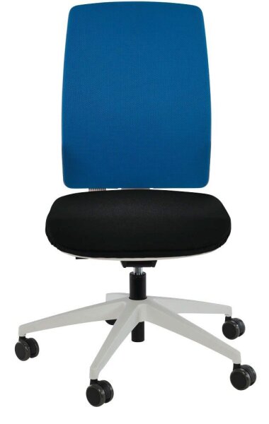 ORIGINAL STEIFENSAND Bürostuhl Eserio Stoff blau, Gestell grau