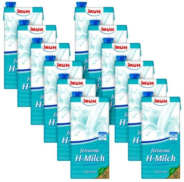 MUH Milch 1,5 % 12x 1,0 l