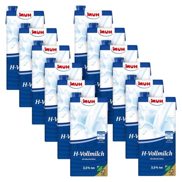 MUH Milch 3,5 % 12x 1,0 l