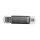 hama USB-Stick Laeta Twin grau 16 GB