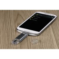 hama USB-Stick Laeta Twin grau 32 GB