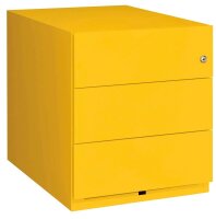 BISLEY Note Rollcontainer gelb 3 Auszüge 42,0 x 56,5...