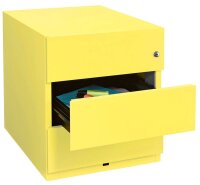BISLEY Note Rollcontainer gelb 3 Auszüge 42,0 x 56,5 x 49,5 cm