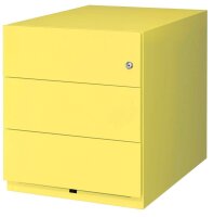 BISLEY Note Rollcontainer gelb 3 Auszüge 42,0 x 56,5 x 49,5 cm