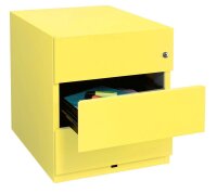BISLEY Note Rollcontainer gelb 3 Auszüge 42,0 x 56,5 x 49,5 cm