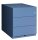 BISLEY Note Rollcontainer blau 3 Auszüge 42,0 x 56,5 x 49,5 cm
