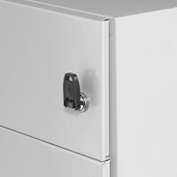 BISLEY Note Rollcontainer grün 3 Auszüge 42,0 x 56,5 x 49,5 cm