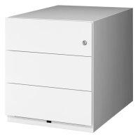 BISLEY Note Rollcontainer verkehrsweiß 3 Auszüge 42,0 x 56,5 x 49,5 cm