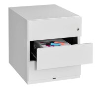 BISLEY Note Rollcontainer verkehrsweiß 3 Auszüge 42,0 x 56,5 x 49,5 cm