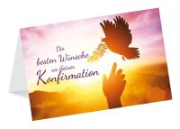LUMA Konfirmationskarte Taube DIN B6
