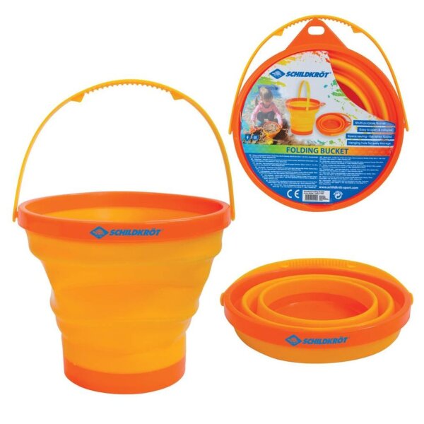 SCHILDKRÖT® Sandspielzeug Eimer faltbar orange, 1 St.