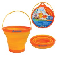 SCHILDKRÖT® Sandspielzeug Eimer faltbar orange,...