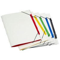 5 PAGNA Ordnungsmappen Basic 5 Fächer farbsortiert
