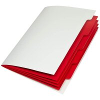 5 PAGNA Ordnungsmappen Basic 5 Fächer farbsortiert