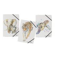 3 PAGNA Eckspanner Save me DIN A4 Elefant, Tiger,...
