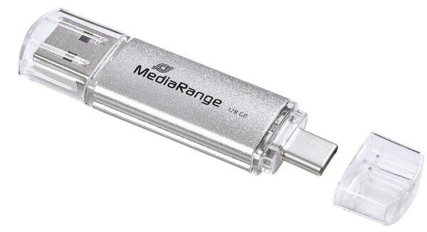 MediaRange USB-Stick silber 16 GB, 1 St.